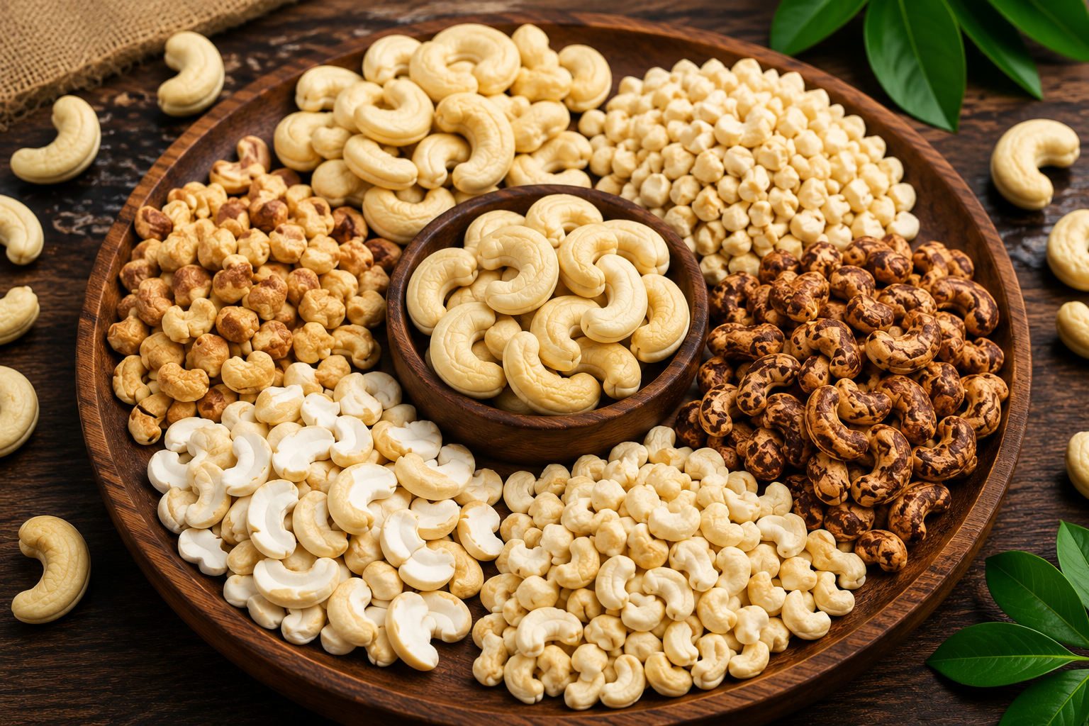 Cashew Pieces and Specialty Grades